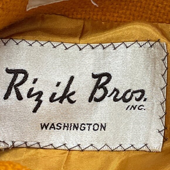 Bernhard Altmann Women’s Mustard Wool Vintage Blazer Button Closure Pockets - Picture 8 of 9